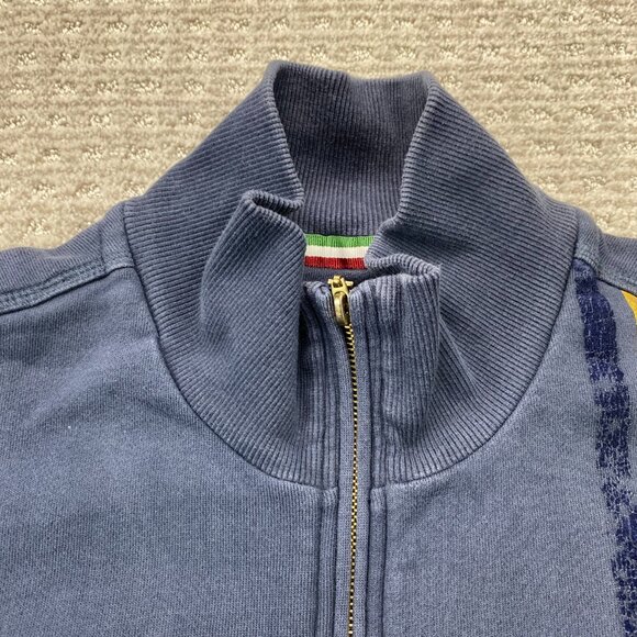 Lotto Sweater Men Extra Large XL Navy Blue Full Zip Venezia Tennis Club TROFEO - Picture 4 of 10